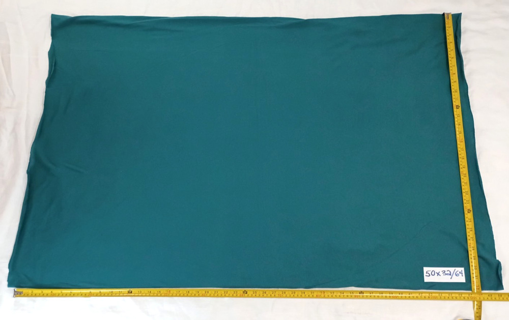 Knit 32” Tube Teal Blue Green Stretch Craft Sew Fabric 1 Pc 50"X 32/64"